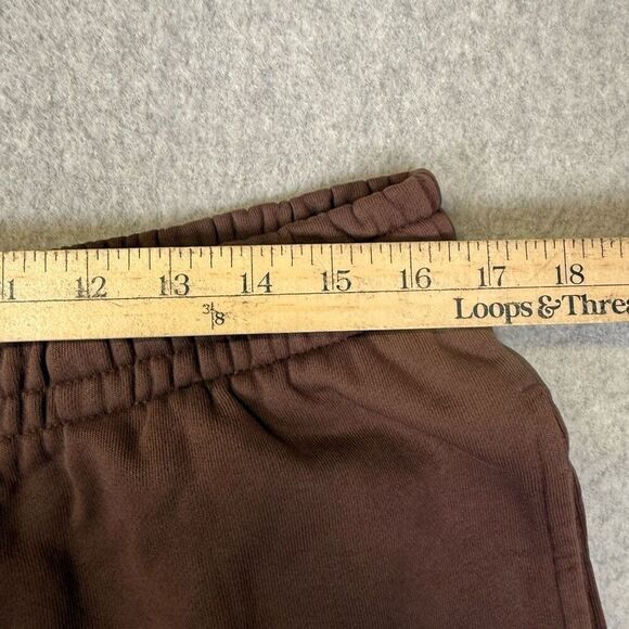 Talentless Mens Size XXL Elastic Waist Sweatpants Brown 100% Cotton Pockets - Picture 3 of 8